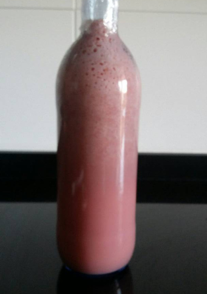 Una foto de Batido de Sandía natural