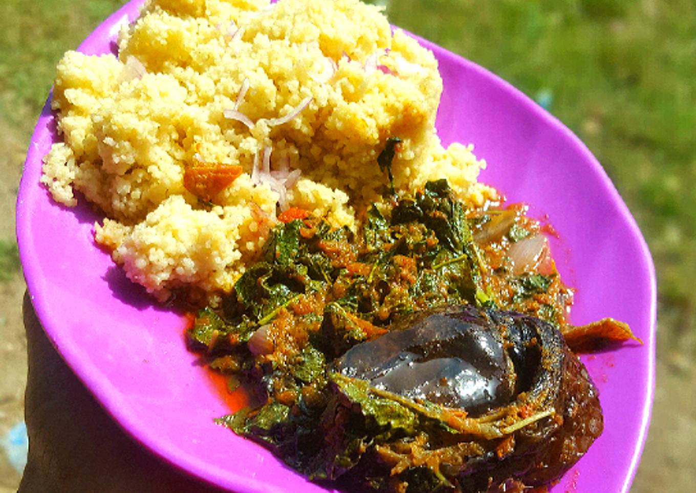 Couscous with Vegetable soup