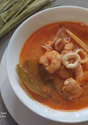 Foto resep Tom Yum Merah Campur
