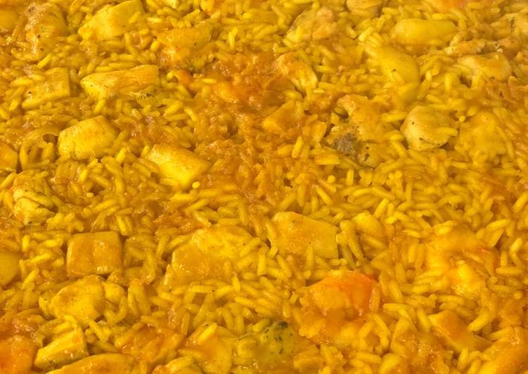 Paella marinera