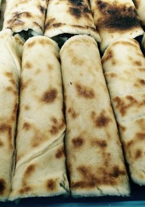 صورة لوصفة فطاير على الصاج