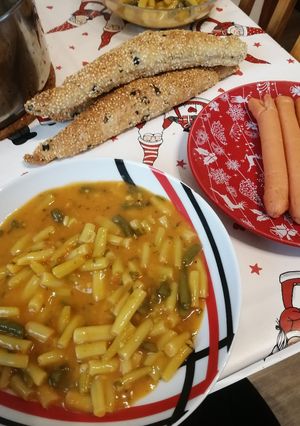 Zöldbab főzelék recept fotója