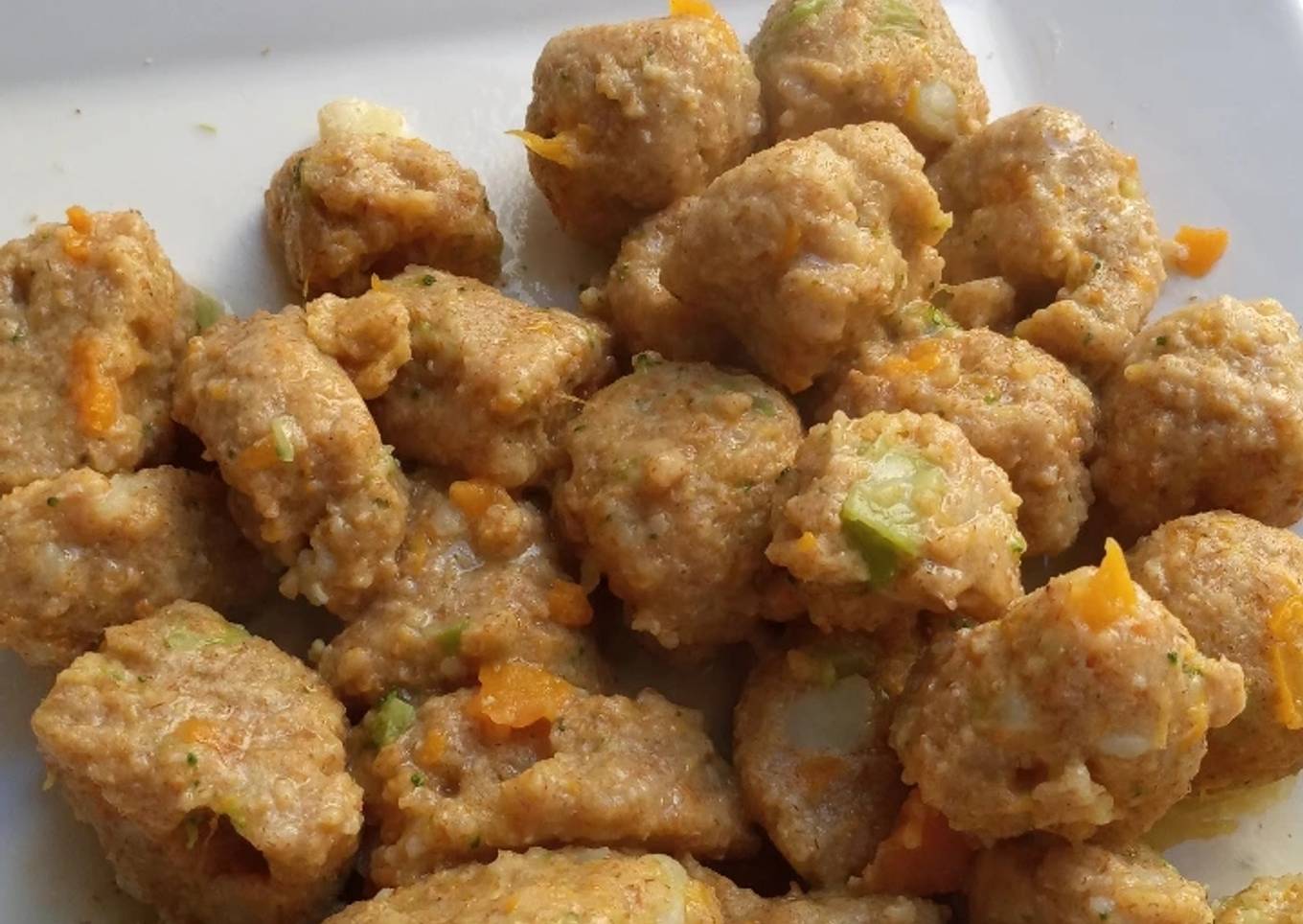 Ñoquis de verduras integrales