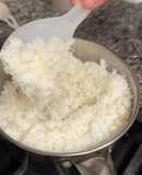 Arroz blanco método chino