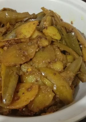 A picture of Parwal Potato Sabji.