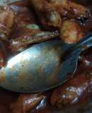 Alitas  en mole de las Correa. Jalisco México