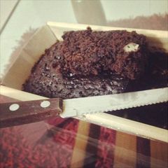 B: Banana Chocolate Coconut Cake A picture of B: Banana Chocolate Coconut Cake.