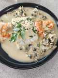 Bacalao con gambones y almejas TM5 O Superior