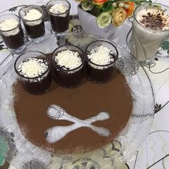 A picture of Chocolate Pudding with Chai Espresso.