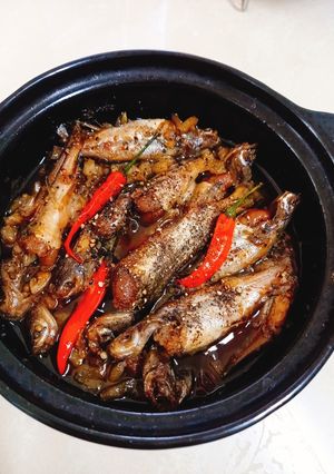 Hình của món Cá chốt kho tiêu.