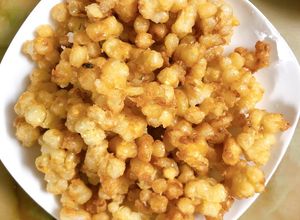 Hình của món Ngô nếp chiên.