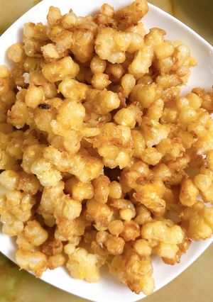 Hình của món Ngô nếp chiên.