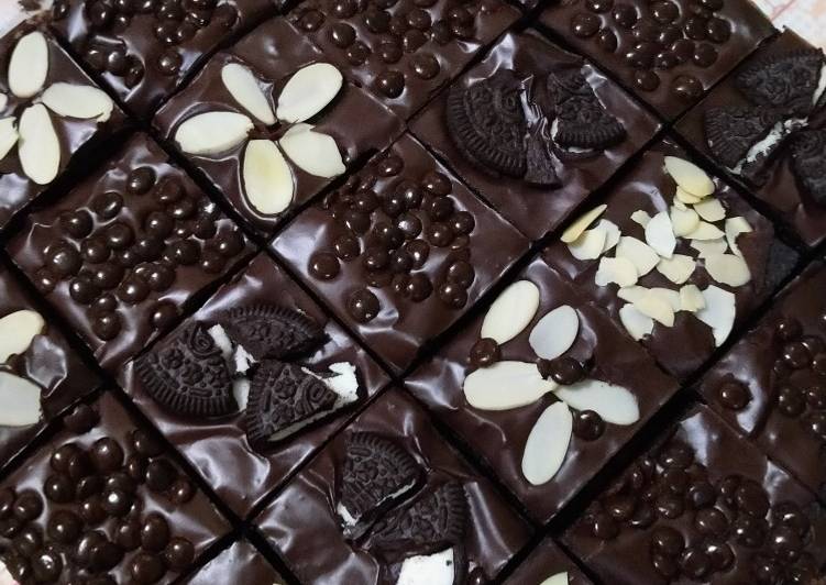 Resep: Lezat Chewy shinny brownies