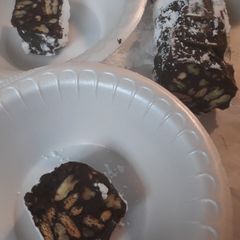 A picture of Chocolate Salami.