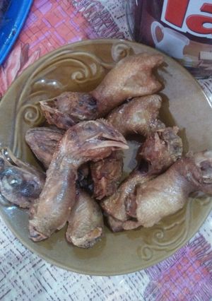 Foto resep Kepala ayam goreng bumbu daun jeruk
