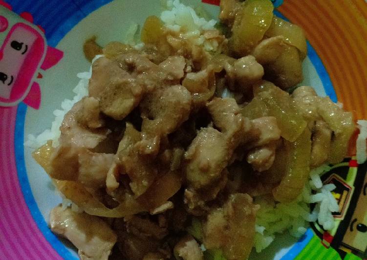 Resep Rice bowl Ayam teriyaki, Lezat