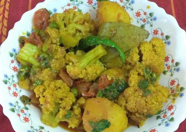 Simple Way to Make Award-winning ফুলকপির ডালনা (cauliflower curry recipe in Bengali.)