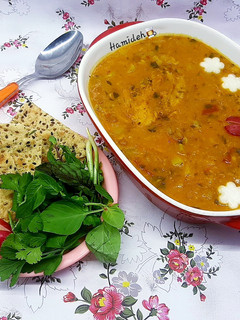 عکسی از دستور سوپ شلغم و لبو (Turnip soup)😋