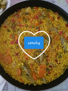 Una foto de Arroz de verduras