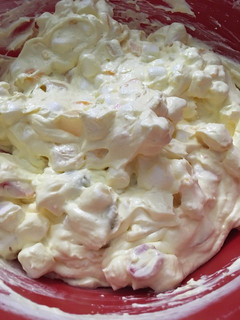 A picture of Creamy Fruit SaladAustin’s fruit salad.