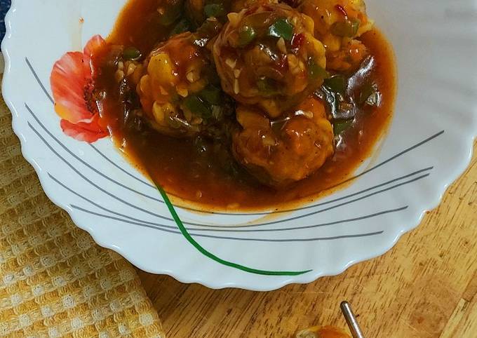 Recipe of Mario Batali Steamed Transparent Corn Manchurian