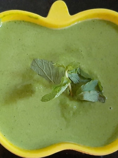 A picture of Spinach, Spring Onion Chutney.