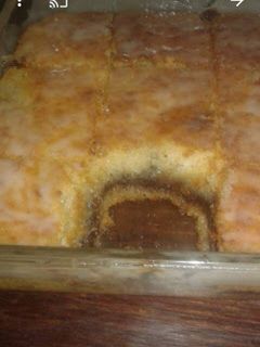 صورة لوصفة بسبوسة بحشو النوتيلا 😋