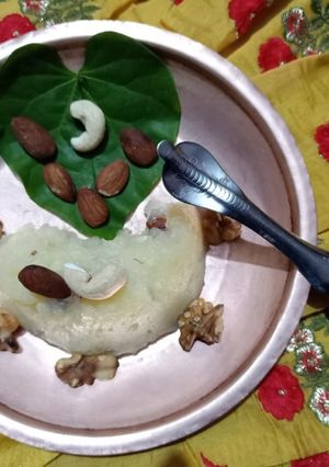 बटाटा शिरा (batatyacha shira recipe in marathi) रेसिपी चे मुख्य फोटो