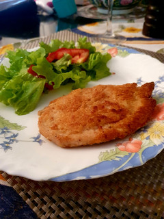Una foto de Pechugas de pollo a la Villeroy