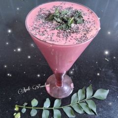 A picture of Beetroot smoothie 😋😋🥤🥤.