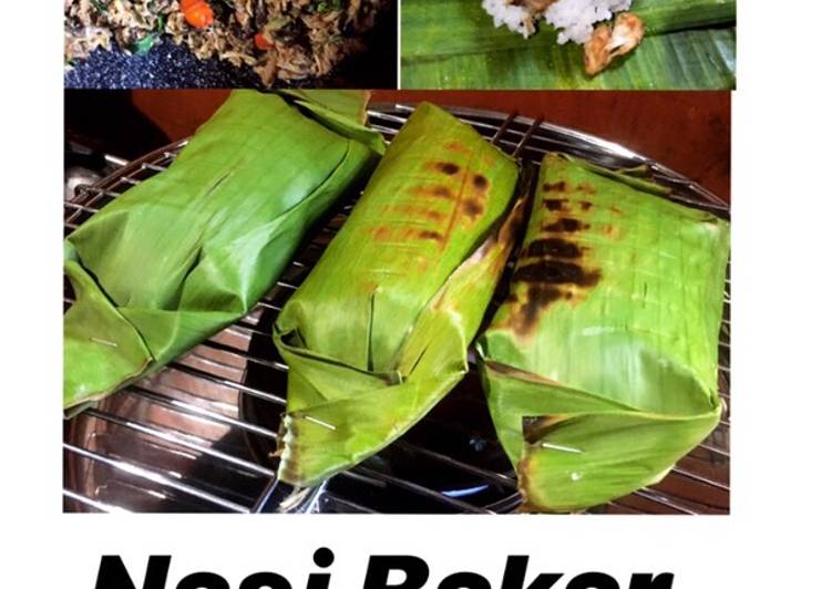 Nasi Bakar Cakalang Kemangi (Pedas)