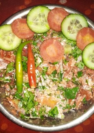 मेथी का कोशिम्बीर (methi ka koshimbir recipe in Hindi) रेसिपी मुख्य फोटो