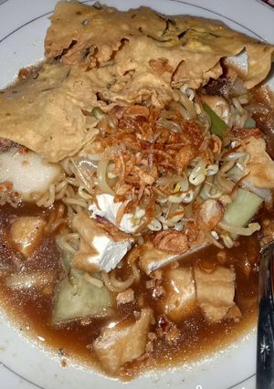 Foto resep Lontong mie khas lamongan