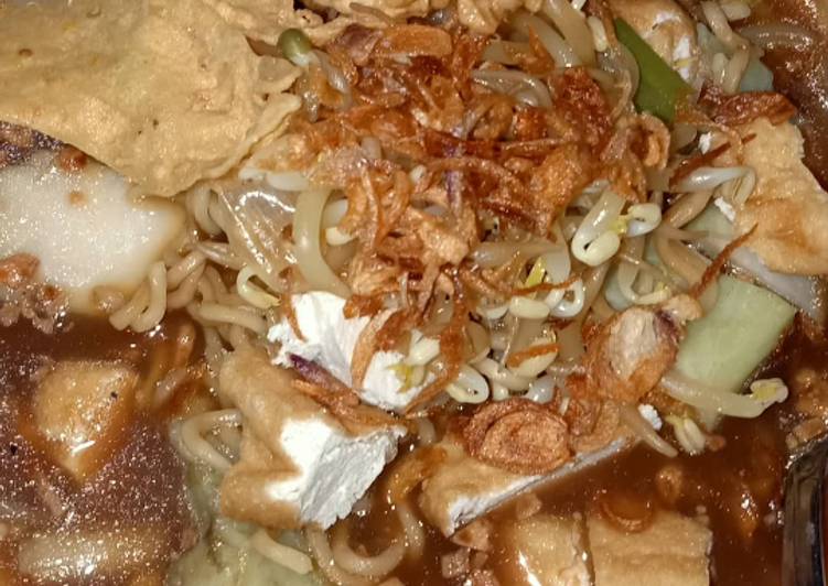 Resep Lontong mie khas lamongan Anti Gagal
