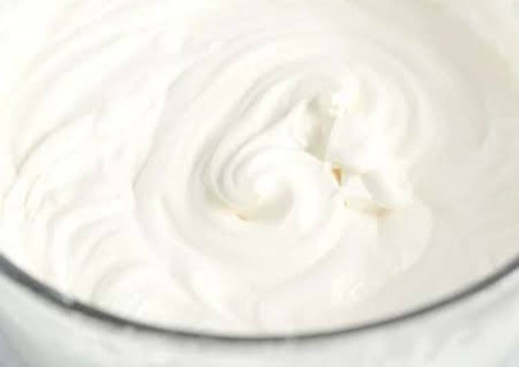 Resep 6. Whipped Cream Homemade Anti Gagal