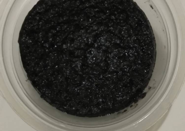 Bolu kukus magicom ketan hitam simple no mixer