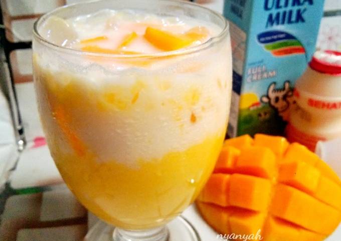 Resep Freshmilk Mango Yakult Oleh Nyanyah Cookpad 9081