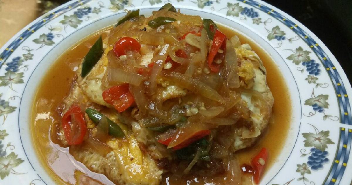 Resep Telor Ceplok Saus Tiram Oleh Meylahijra Cooking Cookpad