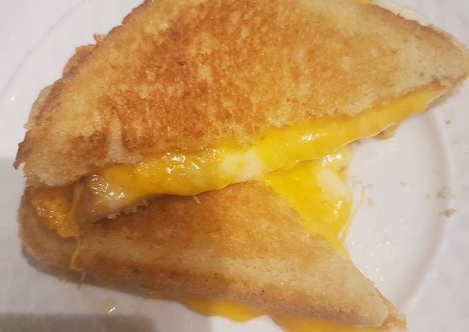 Steps to Prepare Quick Not your moms grilled cheese