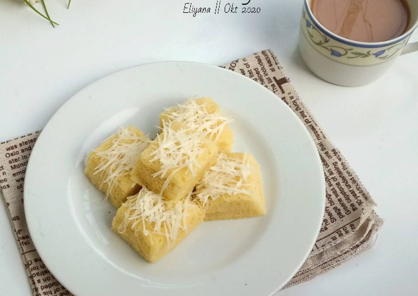 Bolu kukus susu keju - resep kuliner nusantara