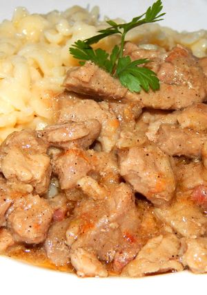 Borsos tokány recept fotója