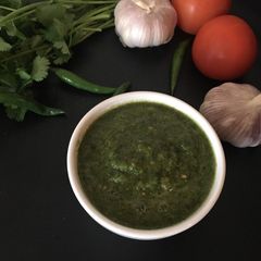 A picture of Coriander spicy chutney.
