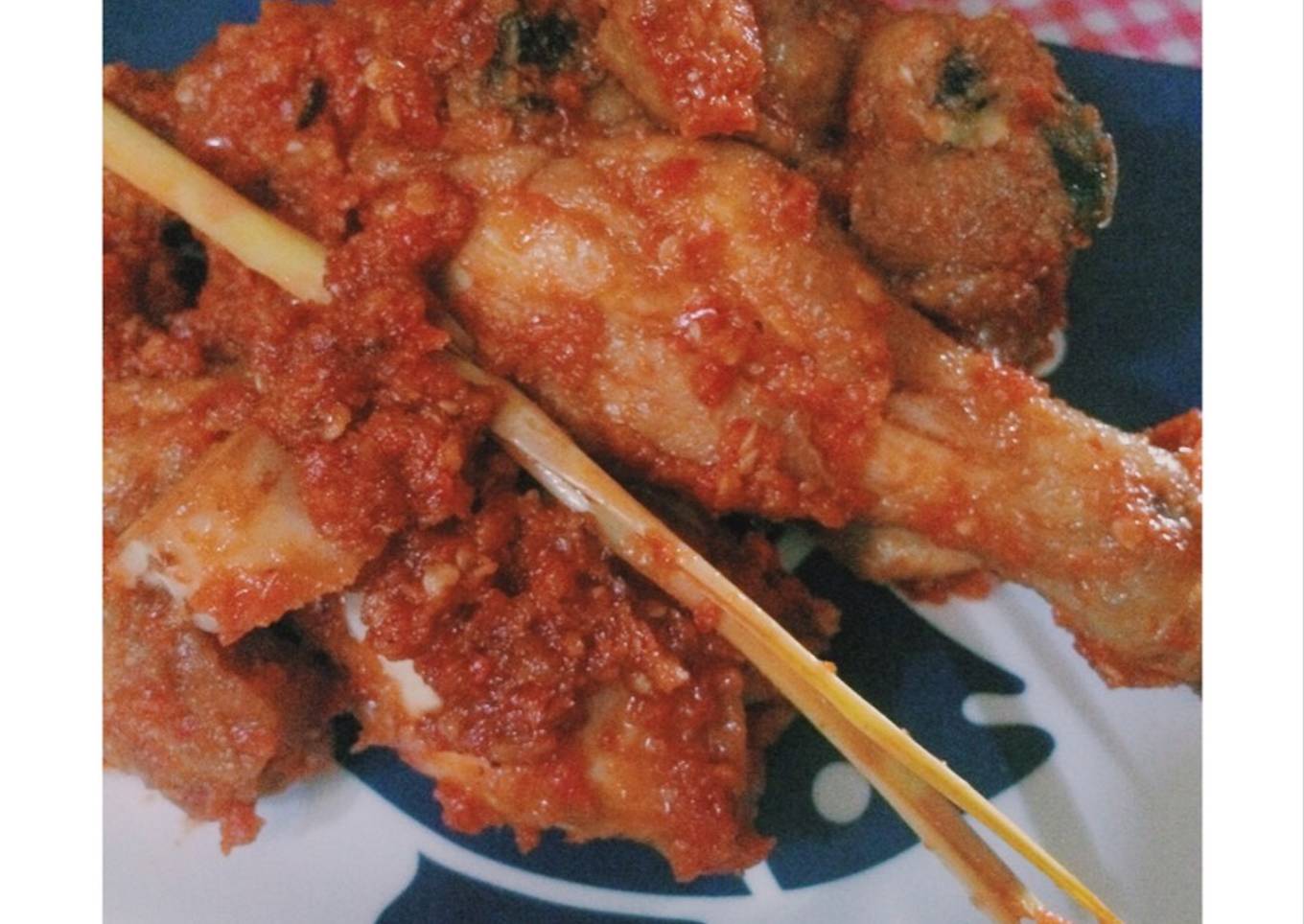 Ayam balado simple