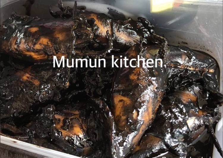 Resep Cumi hitam basah ala mumun, Enak