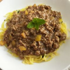 A picture of Sweet and sour beef mince.