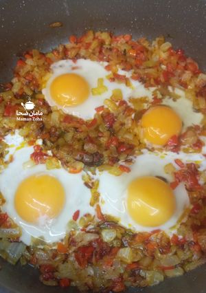 عکسی از دستور املت فلفل دلمه ای