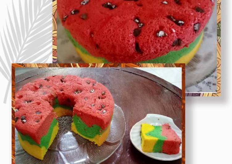 Resep Chiffon Cake 3layers, Menggugah Selera