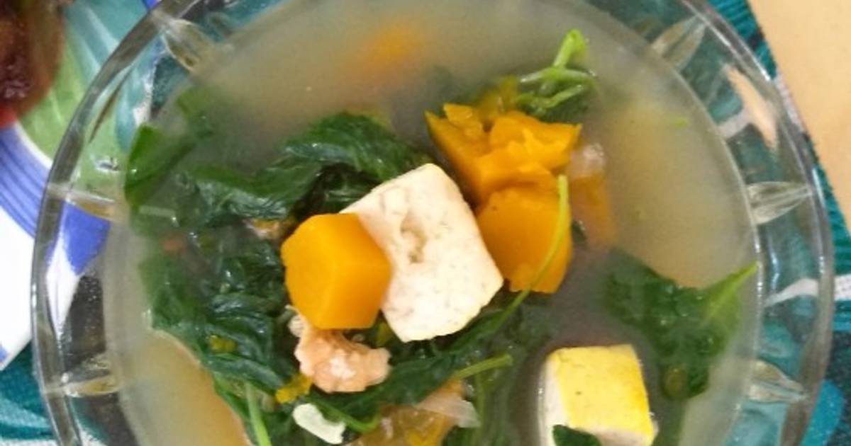 Resep Sayur Bening Bayam Labu Oleh Astrid Nisca Cookpad