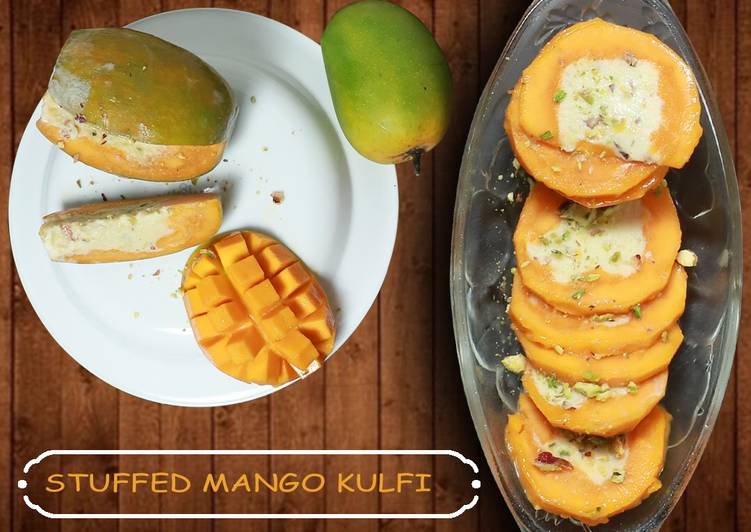 Easiest Way to Make Ultimate Stuffed mango kulfi