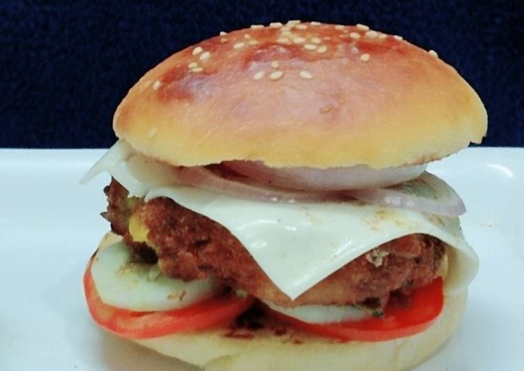 Simple Way to Prepare Homemade Veg Burger